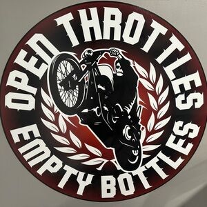 Dixxon Large Metal Sign 30”x30” - Rats Get Bats!